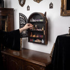 Crystal Display Shelf, Trinket Shelf, Gothic Decorative Wall Shelves