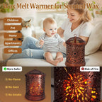 LIFFY Wax Melt Candle Warmer - Electric Melter with Lamp & Timer, Fragrance Warmer, Oil Burner, Aromatherapy Essential for Home & Office, Melt Warmer for Scented Wax Gift & Decor