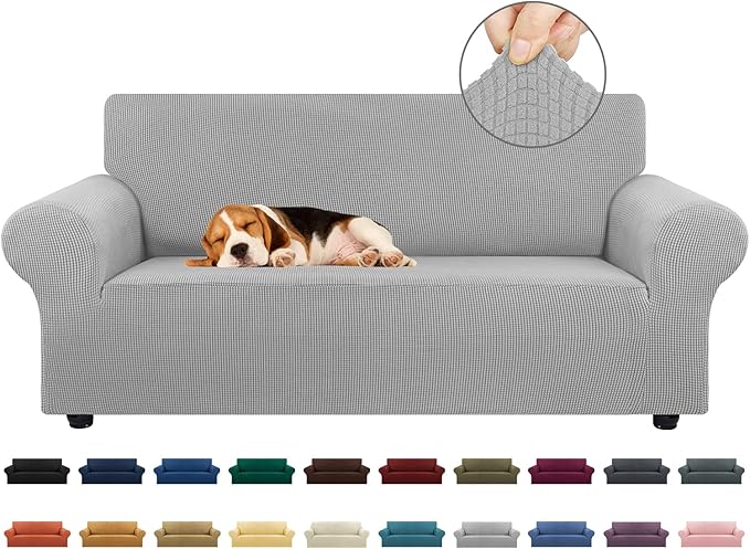KEKUOU Stretch Loveseat Sofa Cover Slipcover, Couch Covers by KEKUOU