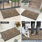 Colorxy Waterproof Doormat, Sturdy Natural Rubber Front Indoor Mat, Non Slip - Image 6