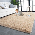 TWINNIS Super Soft Shaggy Rugs Fluffy Carpets 8x10 Feet, Indoor Modern Plush by TWINNIS