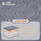 VANSOFY Waterproof Recliner Couch Covers, Sofa Covers 1-Piece Washable - Image 7