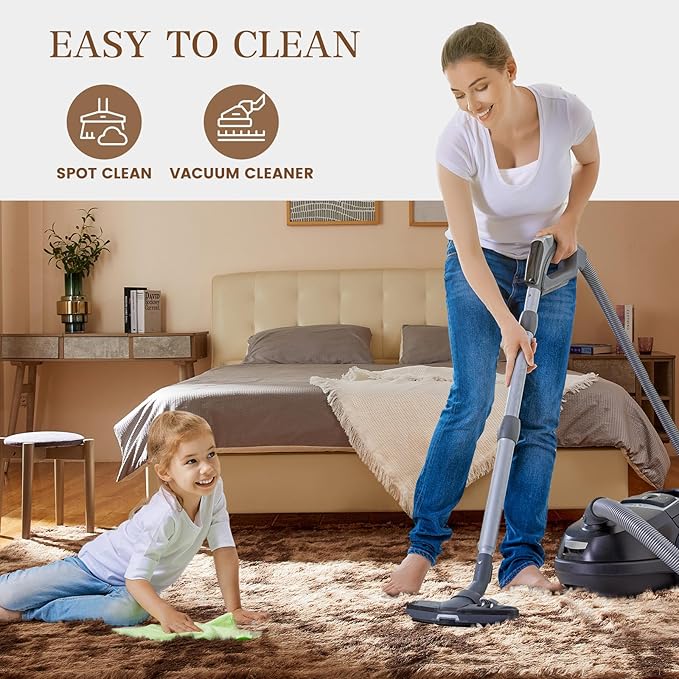 6x9 Area Rugs for Living Room, Ultra Soft Shaggy Rugs Carpets, Anti-Skid Soft - Image 5