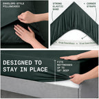 TRUE BAMBOO Sheets Set King Size - Silky Soft & Cooling - Dark Gray