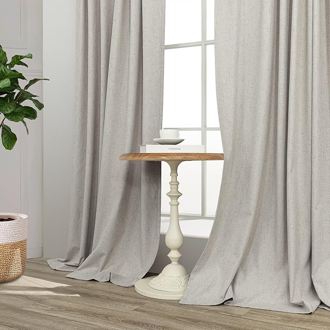 Blackout Linen Curtains 96 Inches Long - Image 7