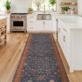 Washable 8 ft Long Runner for Kitchen Floor by HazoHaus