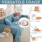 HANDONTIME Turquoise Couch Protector - Image 6