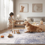 Washable Area Rugs 6'x9' Non-Slip Modern Abstract Soft - Image 6