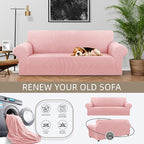 KEKUOU Stretch Sofa Cover Slipcover ，Couch Covers - Image 3