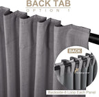 100% Blackout Shield Linen Blackout Curtains - Image 4