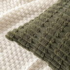 MIULEE Pack of 2 Spring Corduroy Decorative Euro Sham Throw Pillow Covers 24x24 - Image 2