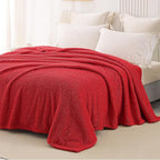 Whale Flotilla King Size Fuzzy Fleece Blanket - Image 4