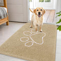 OLANLY Dog Door Mat for Muddy Paws 44x32, Paw Print Design, Absorbs Moisture by OLANLY