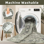 Washable Rugs 8x10 Area Rugs for Living Room- Vintage Rugs for Bedroom - Image 4