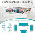 12 Pcs Stretch Patio Cushion Covers, Outdoor Couch Covers Replacement, Outdoor - Image 2