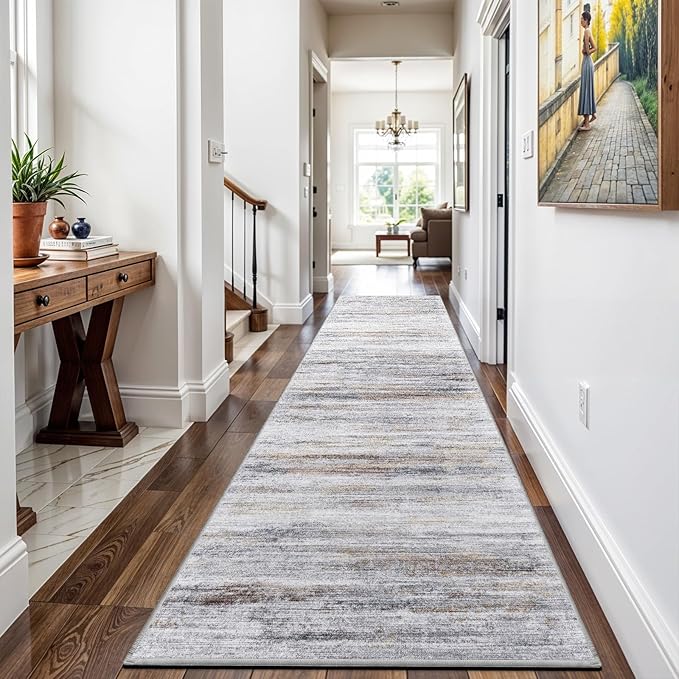 3x15 Washable Runner Rug for Hallway: Long Runners for Entryway Living Room - Image 2