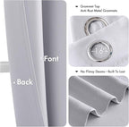 MIULEE Blackout Curtains for Bedroom Living Room 72 Inches Long 2 Panels - Image 4
