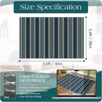 Striped Outdoor Rug - Image 2