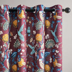 Topfinel Rust Floral Curtains 96 Inches Long 2 Panels Unique Beige Luxury - Image 3