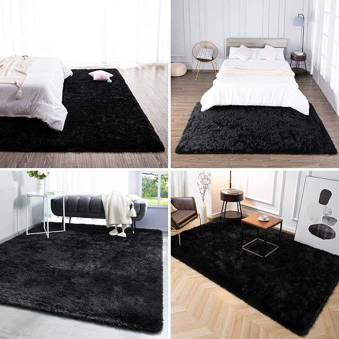 TWINNIS Super Soft Shaggy Rugs Fluffy Carpets, 8x10 Feet, Indoor Modern Plush - Image 5