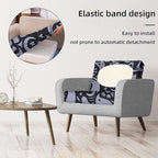 8Pcs Stretch Patio Cushion Covers, Outdoor Couch Covers Replacement, Outdoor - Image 5
