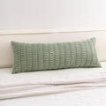 Corduroy Decorative Throw Pillow Covers 14x36 Inch Soft Striped Pillow Covers by Unknown