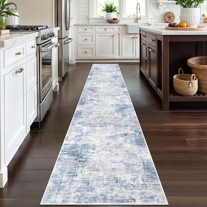 IOHOUZE Abstract Runner Rug 2x12 Ft Washable Runners - Image 2