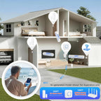 WiFi Door Sensor Chime, Smart Door Open Alert Window Sensor