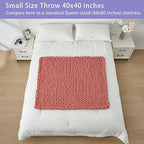 Bigacogo Chunky Knit Throw Blanket - Image 5