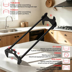 2PCS Multifunctional Basin Wrench Faucet Tool for Tight Space with 11 Sizes