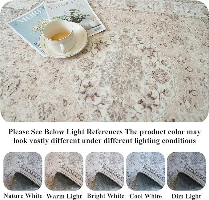 Washable Large 9x12 Area Rug - Image 3