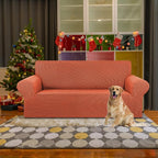 KEKUOU Stretch Loveseat Sofa Cover Slipcover, Couch Covers - Image 2
