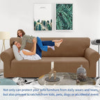 ZNSAYOTX 1 Piece Jacquard Couch Covers - Image 2
