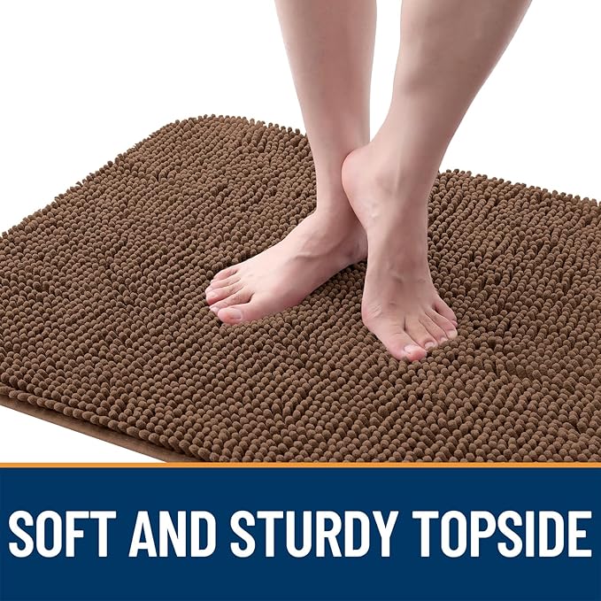 OLANLY Dog Door Mat for Muddy Paws 47x20, Absorbs Moisture and Dirt, Absorbent - Image 4