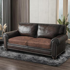 Leather Look Couch Cushion Covers Sofa Seat Slipcovers Sets Couches Furniture - Image 8
