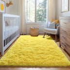ONASAR Yellow Area Rugs for Bedroom Living Room, Fluffy 4x6 Indoor Bedside - Image 7