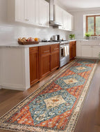 SERISSA Runner Rug for Hallways, Extra Long Boho Rug Ultra Soft Vintage Tribal - Image 2