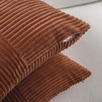 Fancy Homi 2 Packs Rust Lumbar Decorative Throw Pillow Covers 16x32 Inch - Image 4