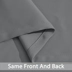 Yakamok Gray Blackout Curtain Panels 84 inches - Image 5