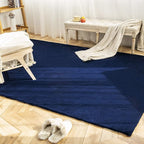 Ashler Faux Fur Rug, Ultra Soft Faux Rabbit Fur, Dark Blue Area Rugs, 5 x 7 - Image 5