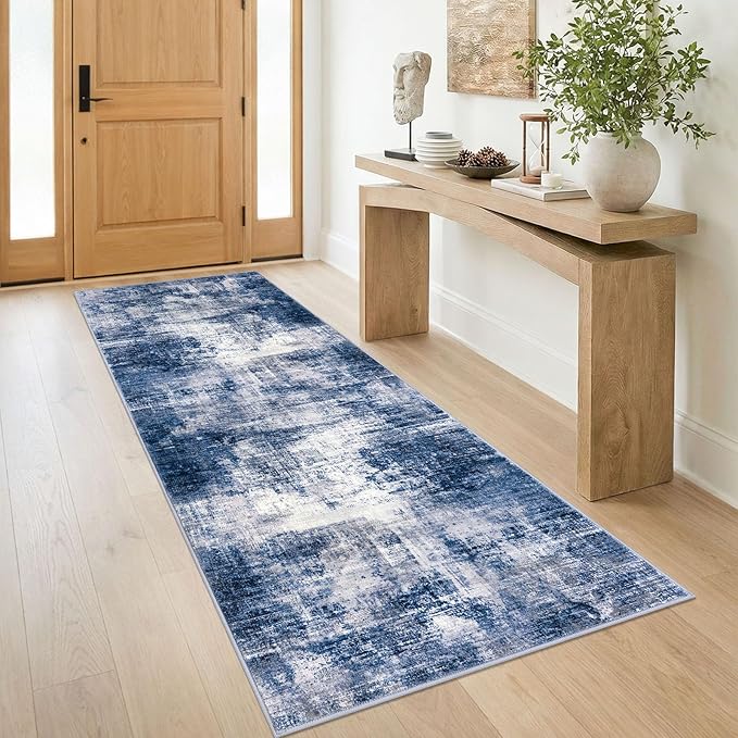 IOHOUZE Abstract Runner Rug 3x8 Ft Washable Runners by iOhouze