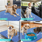 OLANLY Dog Door Mat for Muddy Paws 30x20, Paw Print Design, Absorbs Moisture - Image 7