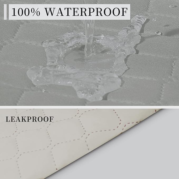 ISSUNTEX Double Protection 100% Waterproof Loveseat Sofa Covers - Image 3