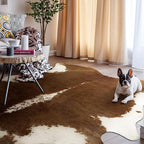 AROGAN Premium Faux Cowhide Rug 6.2 x 5.2 Feet, Sturdy and Large Size Cow Print - Image 2