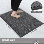 BEQHAUSE Kitchen Rugs 24"x36", Non-Slip Kitchen Mats - Image 2