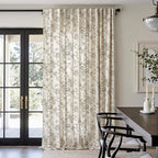 jinchan Linen Floral Curtains 100 Inch Extra Wide - Image 2