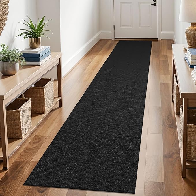 KOZYFLY Runners for Hallways 2x10 ft Washable Kitchen Runner Non Slip Rubber by KOZYFLY