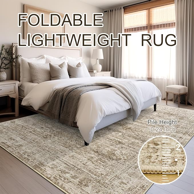 Washable Area Rug 8x10, Large Soft Rugs - Image 6