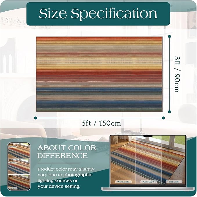 3x5 Ombre Entry Rug - Image 7