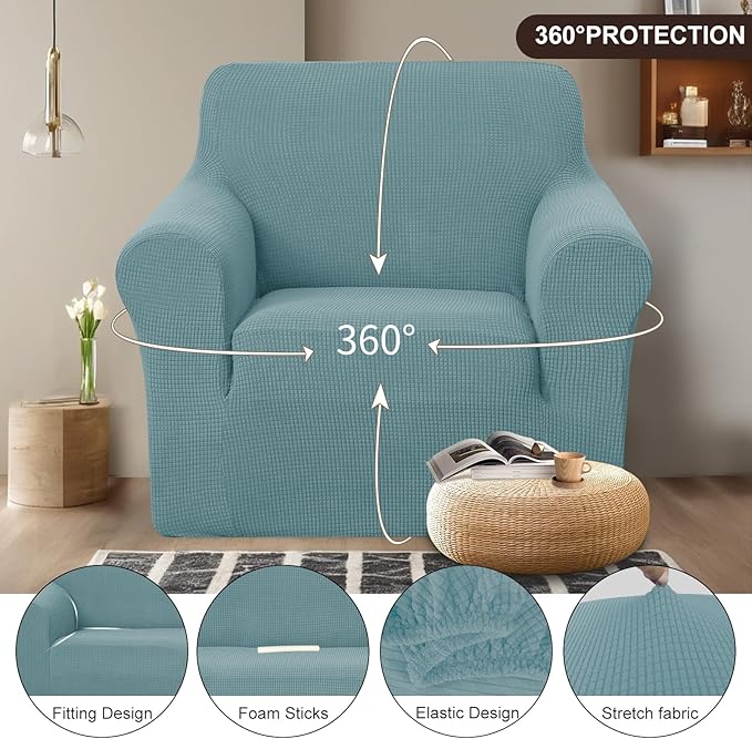 U-NICE HOME Recliner Chair Covers Stretch Couch Cover Sofa Cover Sofa Slipcover - Image 3